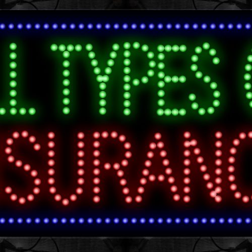 All Types Of Insurance With Box LED Bulb