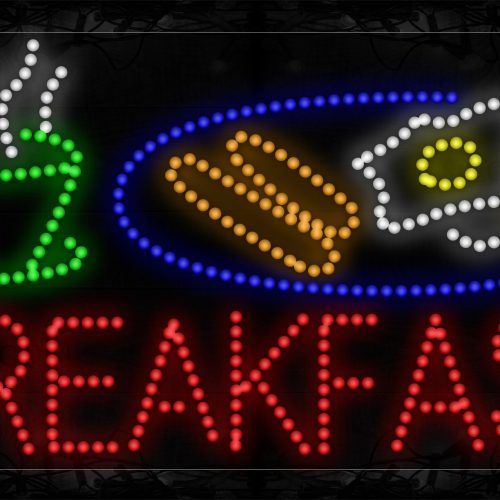 Breakfast With Plate LED Bulb
