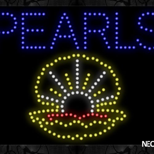 Pearls And Shell Logo LED Bulb