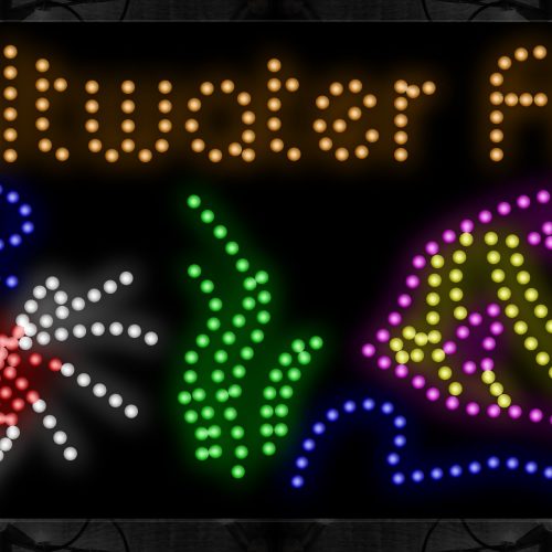 Saltwater Fish With Logos LED Bulb