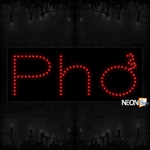 Pho In Red LED Bulb