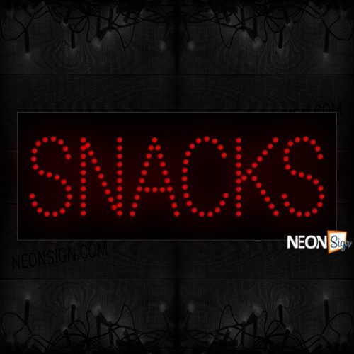 Snacks With Red LED Bulb