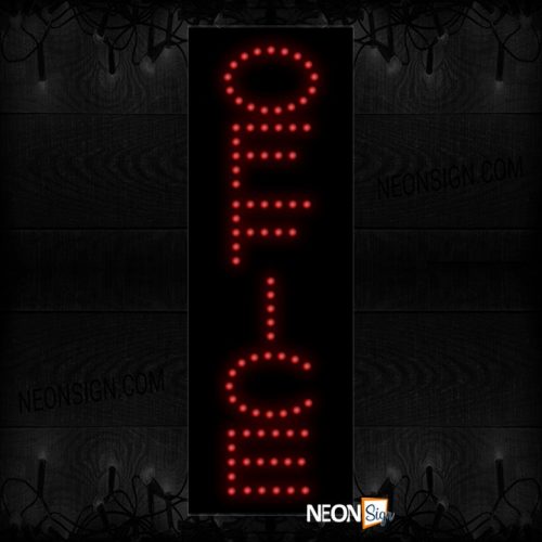 Office in red vertical LED Bulb