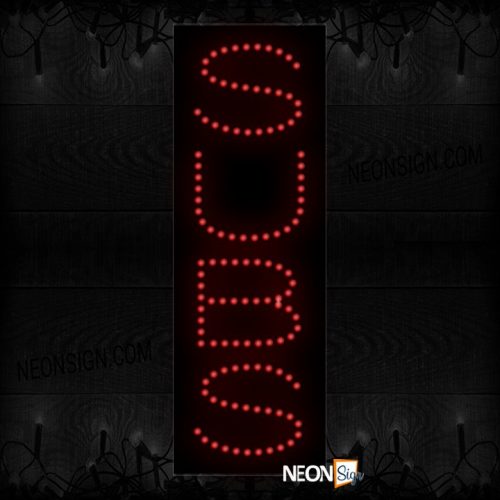 Subs Plain Text LED Bulb