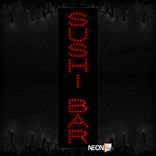 Sushi Bar In Red (Vertical) LED Bulb