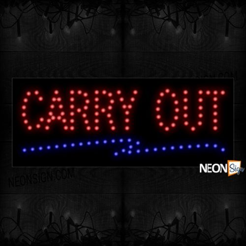 Carry Out With Curved Underline LED Bulb