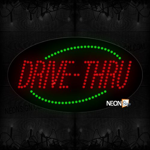 Drive-Thru With Oblong LED Bulb