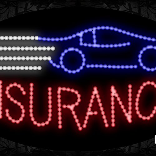 Insurance With Car Logo LED Bulb