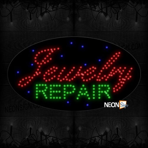 Oval 'Jewelry Repair' LED Bulb