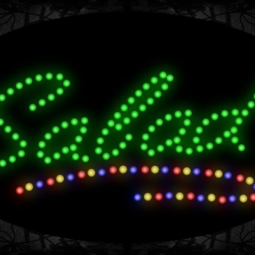 Salad In Green With Colorful Lines LED Bulb