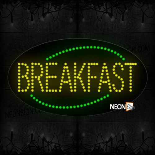 Breakfast With Circle LED Bulb