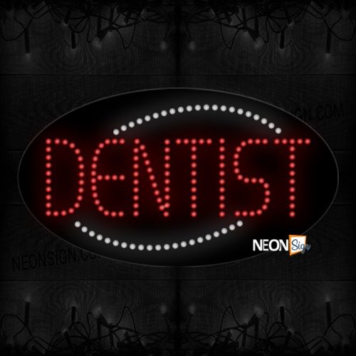 Dentist With Curve Line LED Bulb