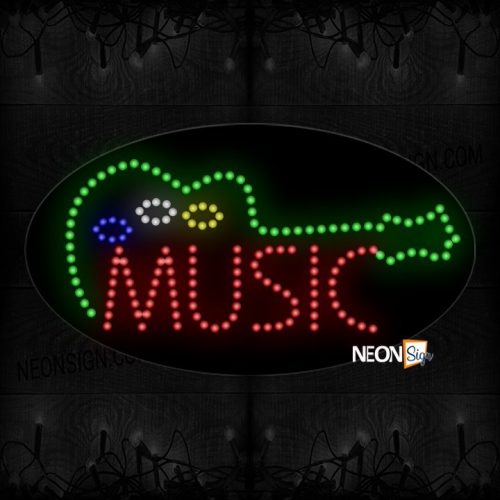Music With Guitar LED Bulb