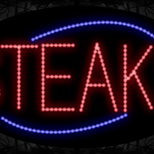 Steaks And Blue Lines LED Bulb