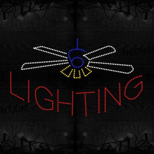 Lighting With Ceiling Fan Logo LED Bulb
