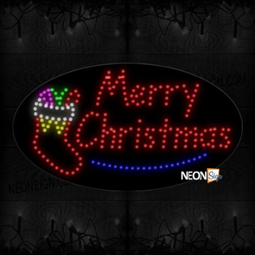 Merry Christmas' With Image LED Bulb