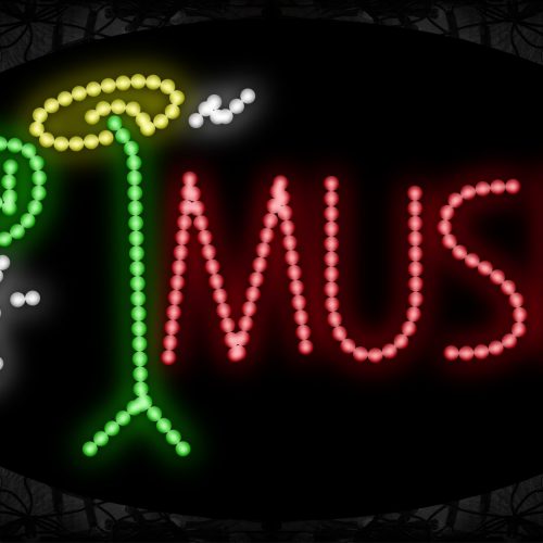 Music With Band Logo LED Bulb