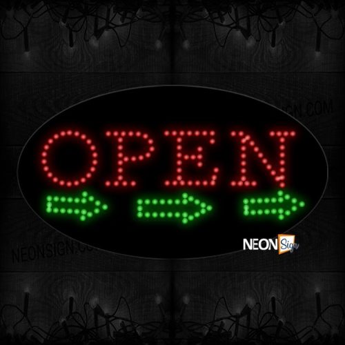 Open With 3 Arrows LED Bulb