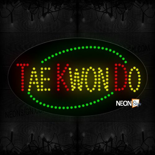 Taekwondo With Red Highlights LED Bulb