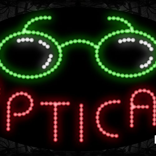 Optical With Eyeglass Logo LED Bulb