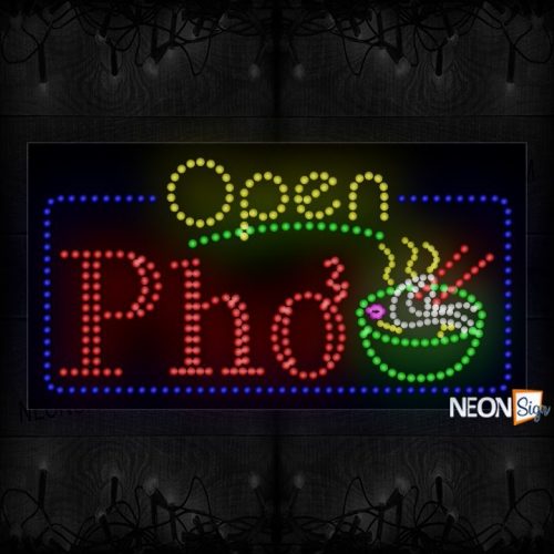 Open Pho With Pho Bowl LED Bulb