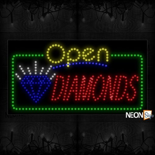 Open Diamonds With Diamond LED Bulb