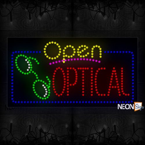 Open Optical With Border LED Bulb