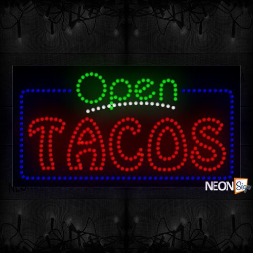 Open Tacos With Box LED Bulb