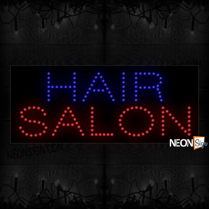 Image of Hair Salon Plain Text LED Bulb