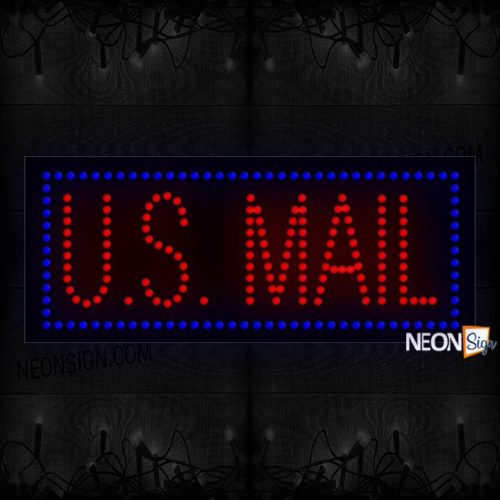 Image of U.S. Mail With Border LED Bulb