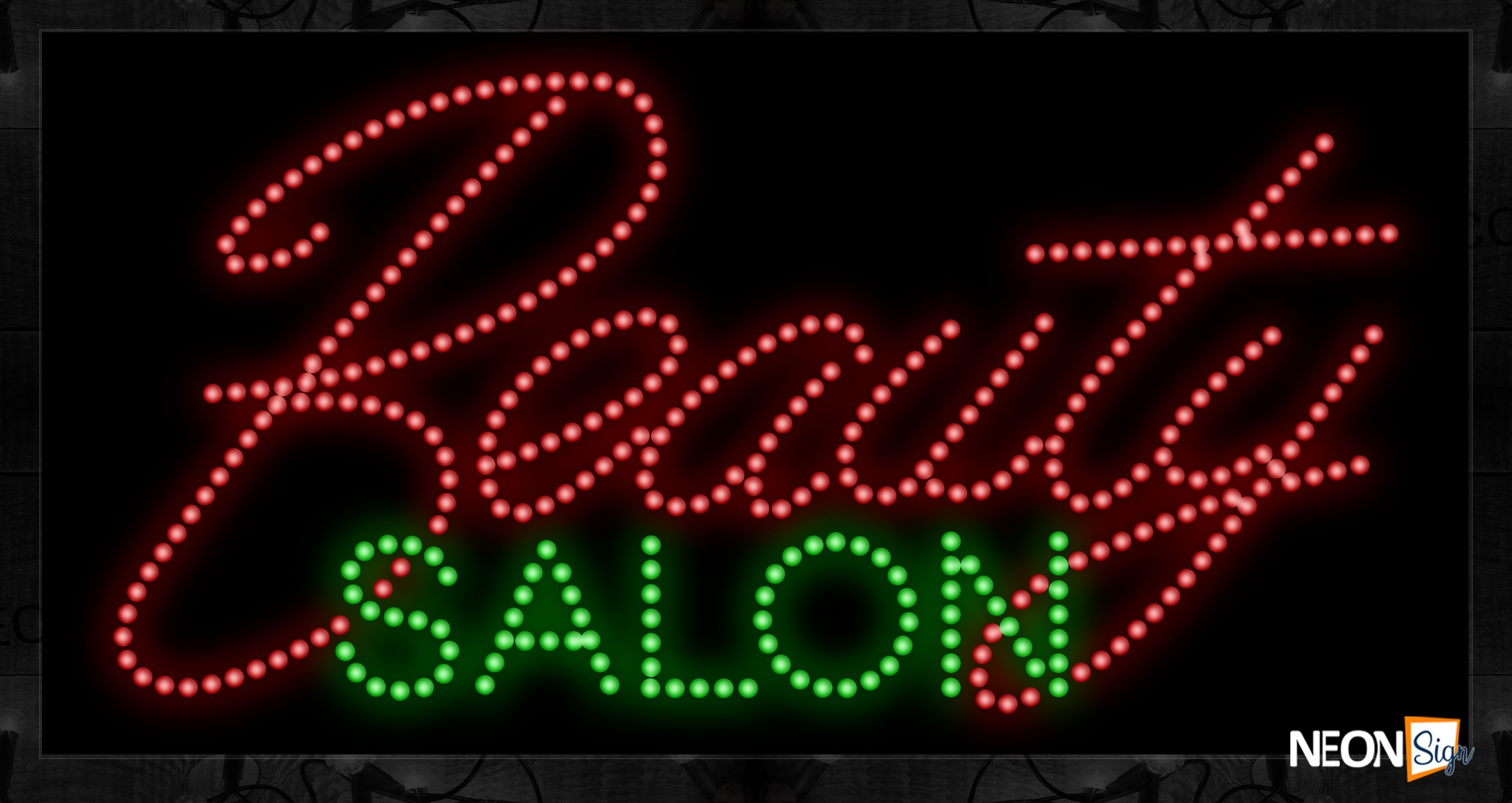 Beauty Salon Cursive LED Bulb - NeonSign.com