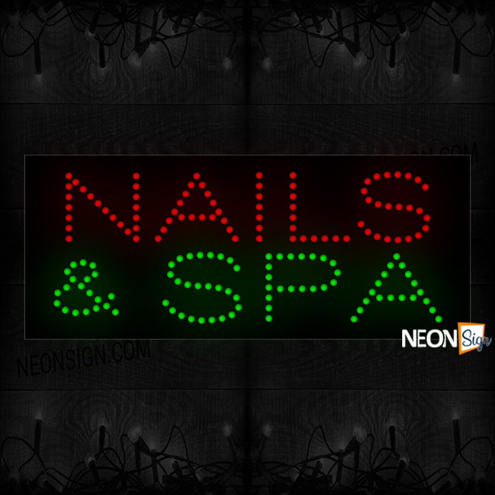 Image of Nails And Spa Without Border LED Bulb