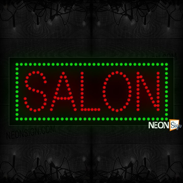 Image of Salon With Green Box LED Bulb