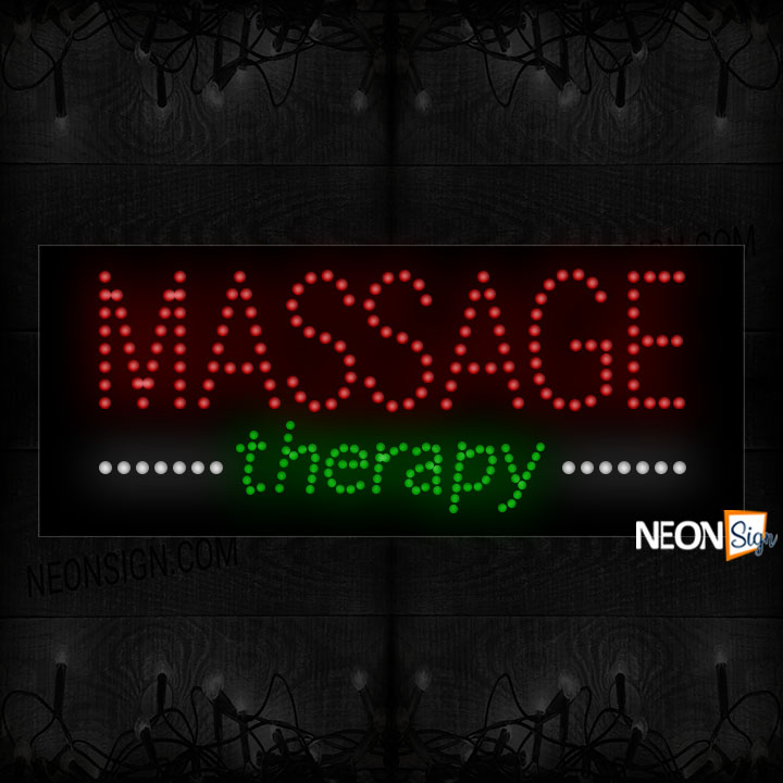 Image of Massage Therapy With White Lines LED Bulb