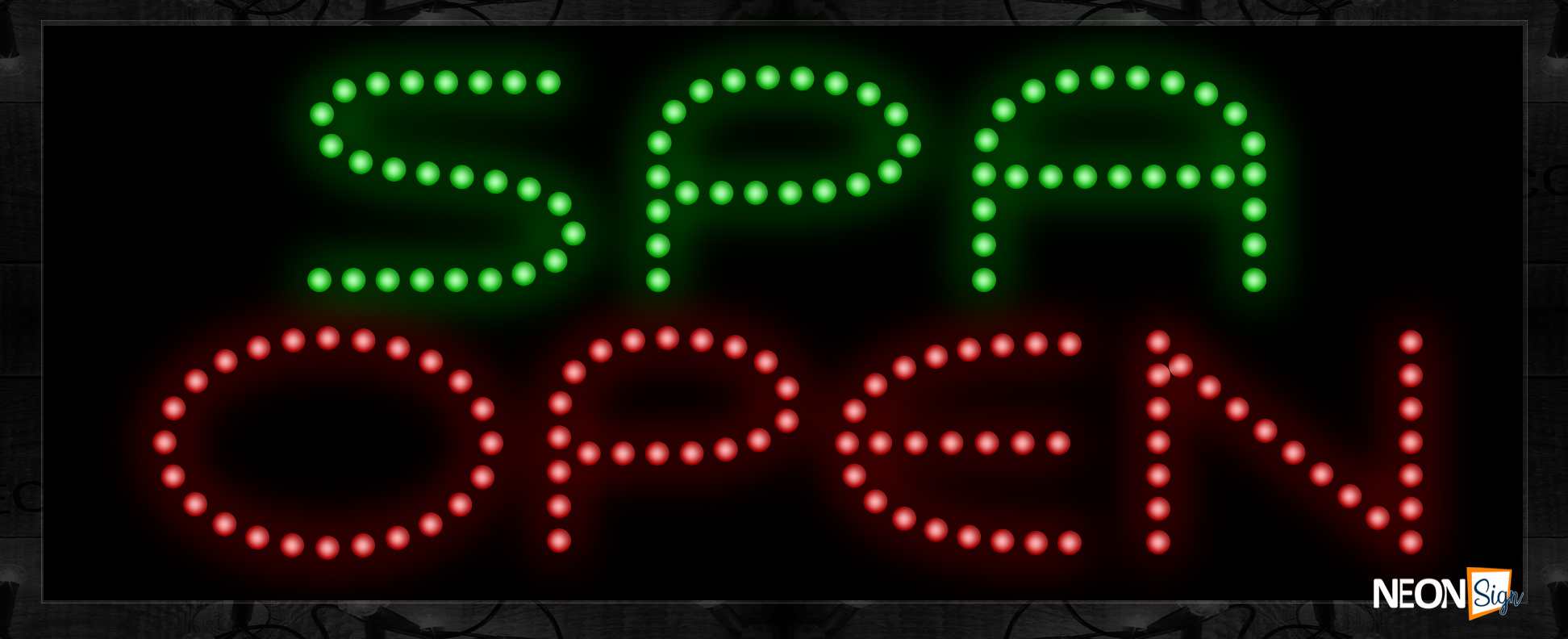 Image of Spa Open Without Border LED Bulb