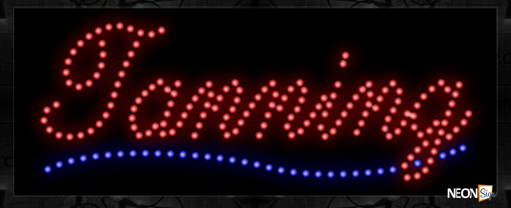 Image of Tanning And Blue Line LED Bulb