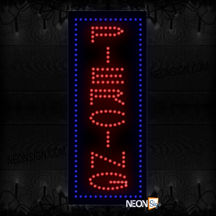 Image of Piercing With Blue Border (Vertical) LED Bulb