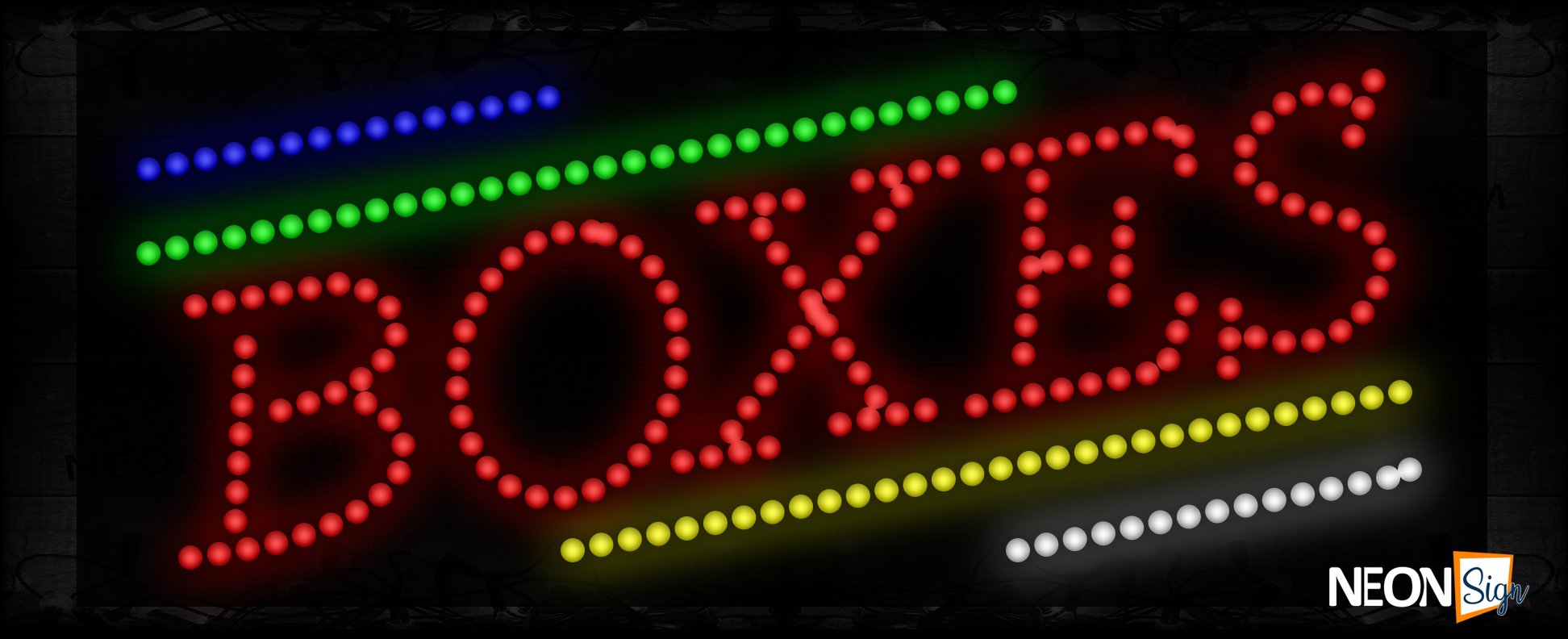 Image of Boxes With Line LED Bulb