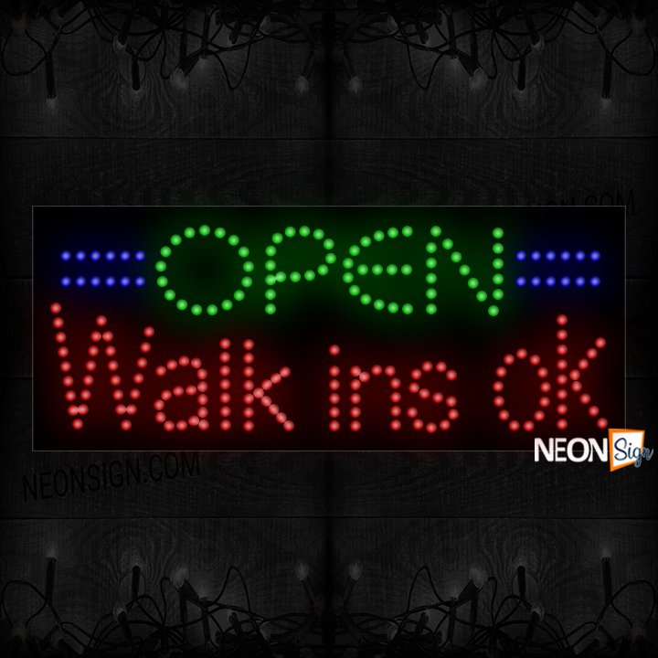 Image of Open Walk Ins Ok With Blue Line LED Bulb