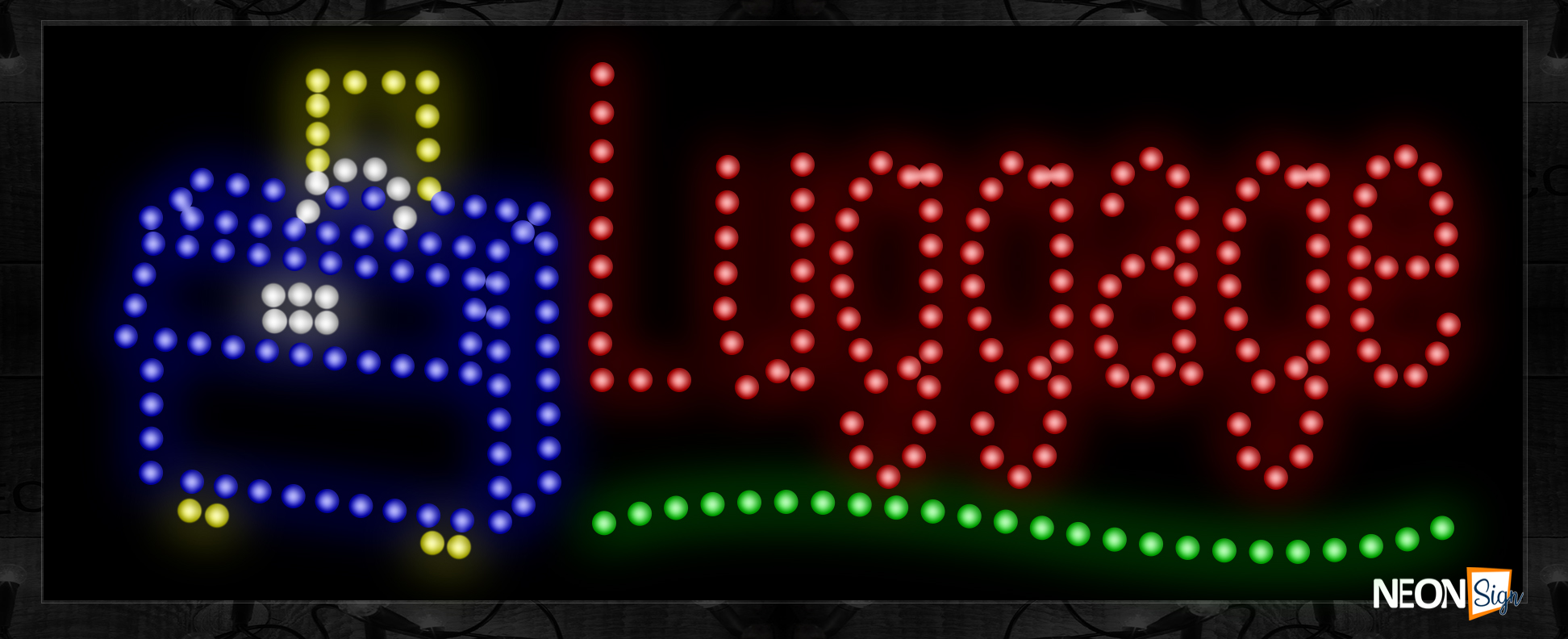 Image of Luggage With A Luggage LED Bulb