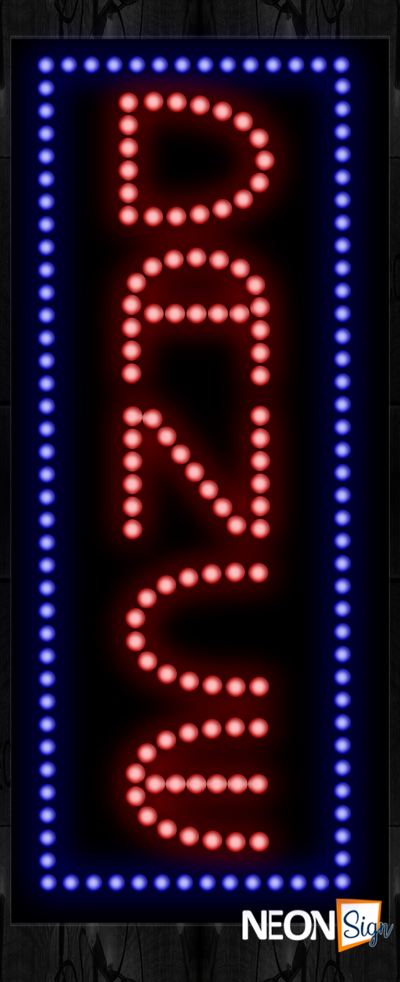 Image of Dance With Blue Border (Vertical) LED Bulb