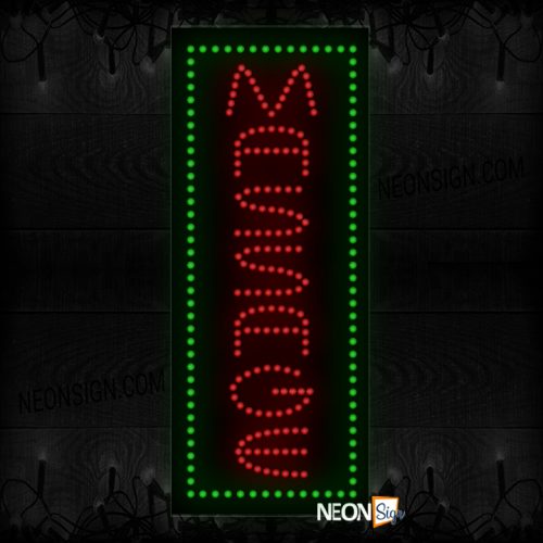 Image of Massage With Green Box LED Bulb