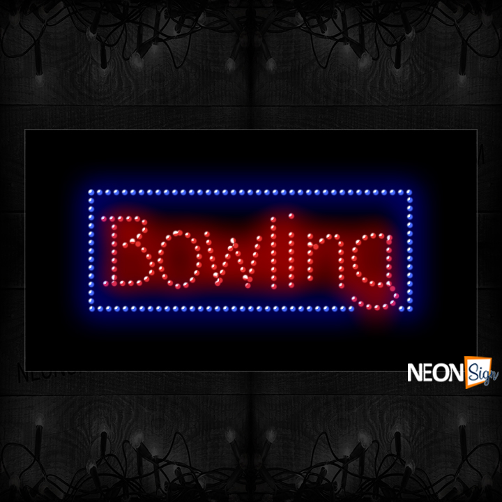 Image of Bowling LED Bulb Sign