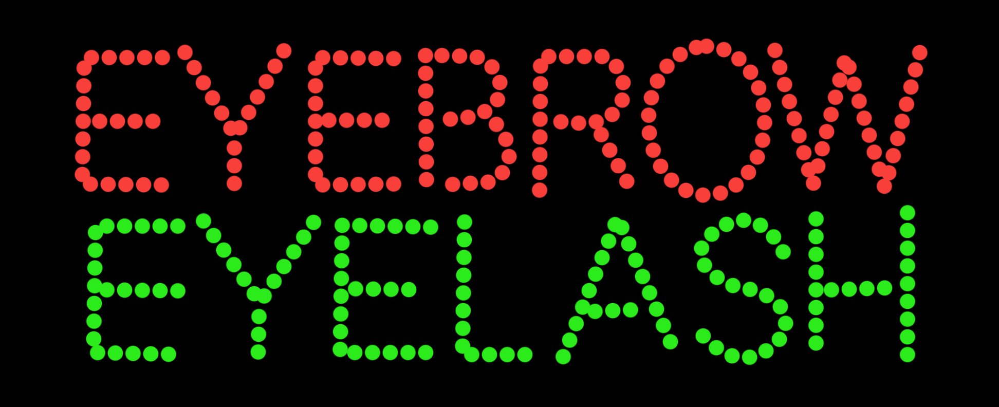 Image of Eyebrow Eyelash LED Bulb