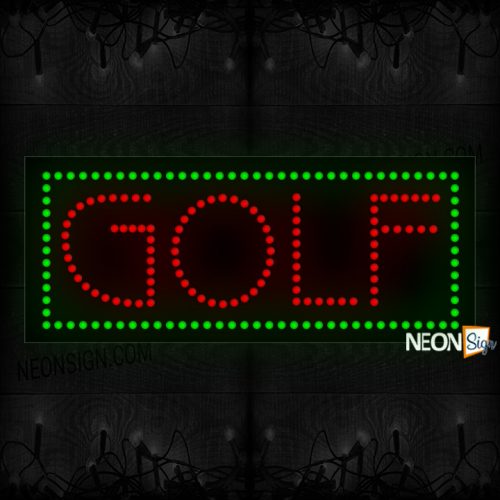 Image of Golf With Green Border LED Bulb