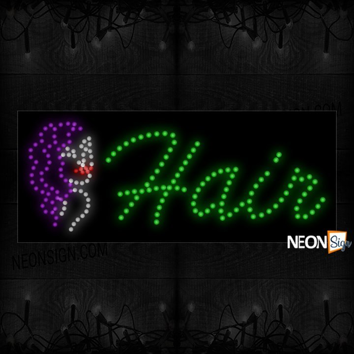 Image of Hair With Hair Logo LED Bulb
