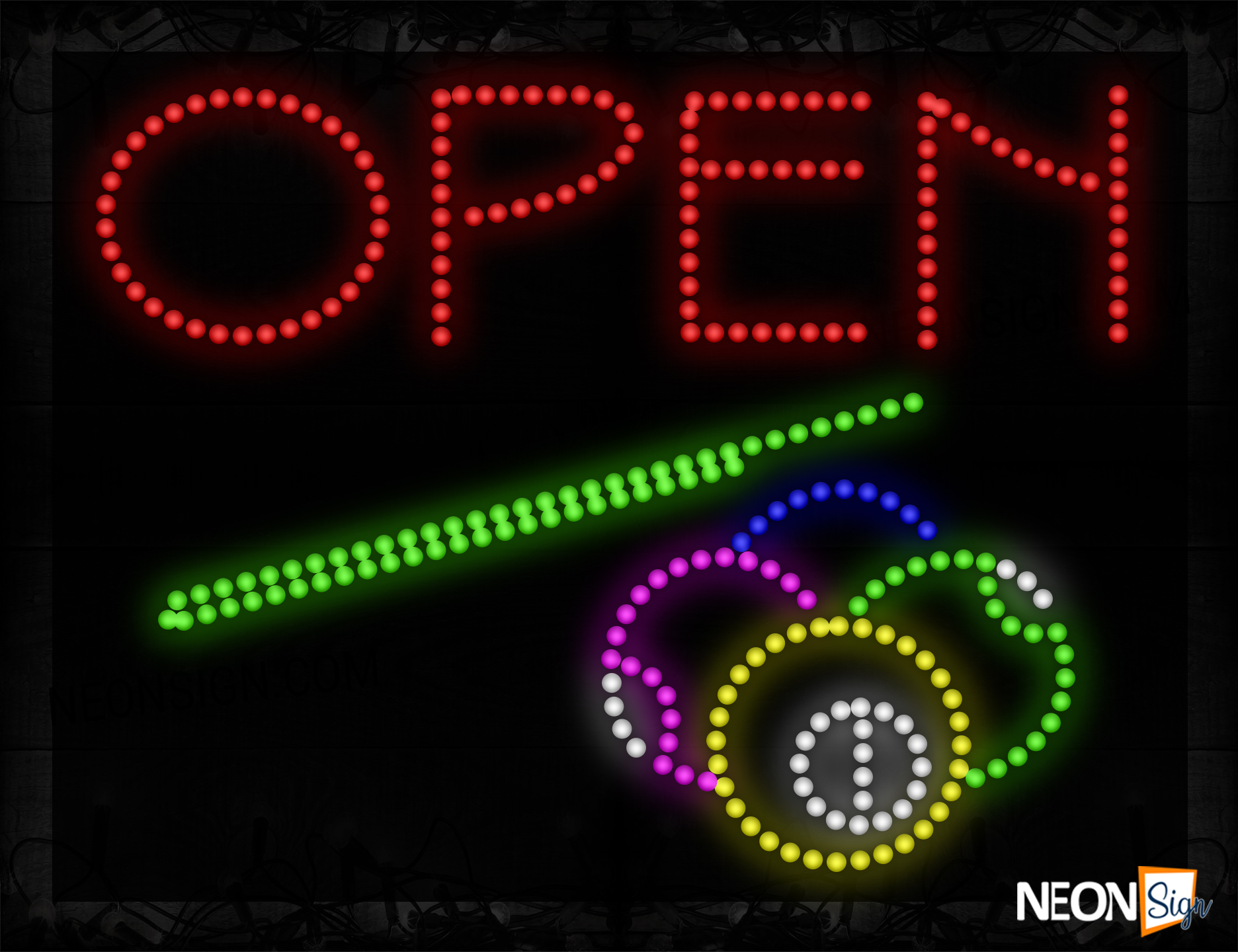 Image of Open With Billiards LED Bulb