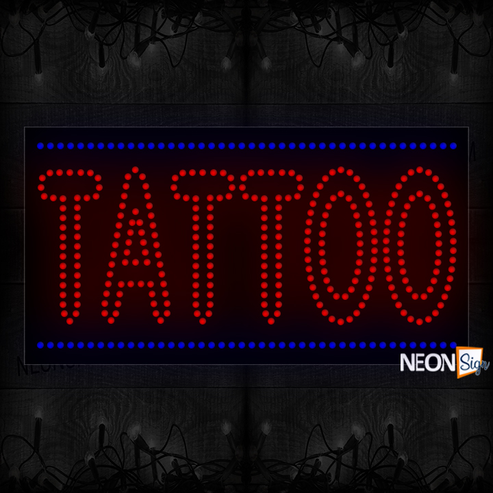 Image of Tattoo With Borderline LED Bulb