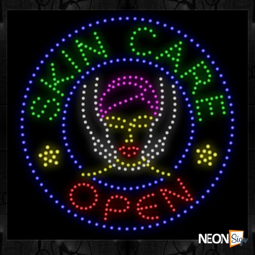 Image of Skin Care Open With Face In The Center LED Bulb