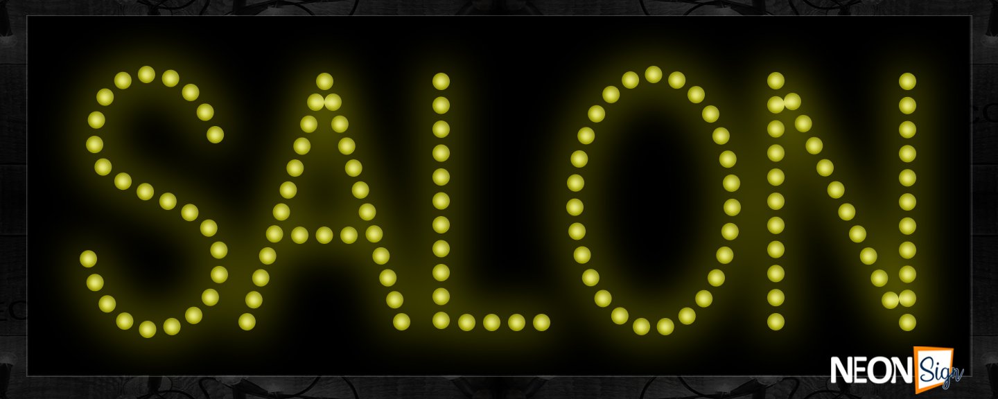 Image of Salon In Yellow LED Bulb